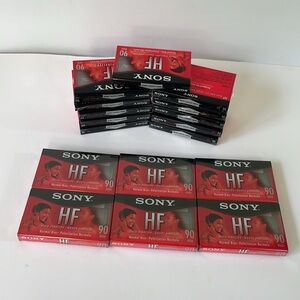 Sony  17 bundle Cassette Tapes NWT  90 minutes
